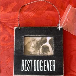 Best Dog Ever Black Photo Frame
